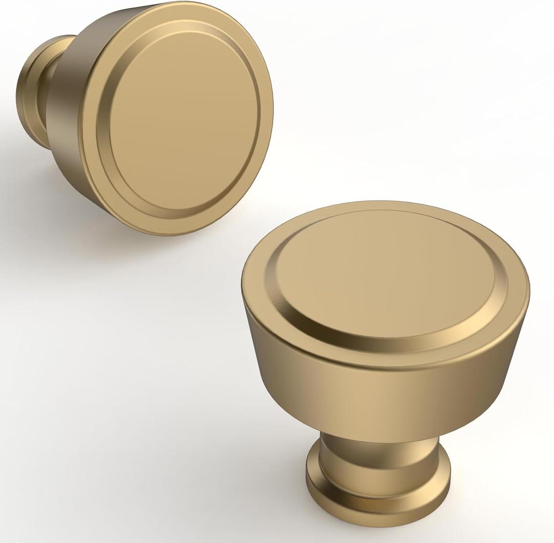 10 Pack Champagne Bronze Kitchen Cabinet Knobs Cabinet Pulls Drawer Knobs Cabinet Hardware Zinc Knobs for Dresser Drawers