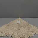 Beige Handmade Crochet Cotton Table Cloth Lace Doilies Round Lace Tablecloths 35 Inches.