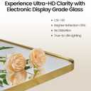 ANDY STAR Gold Bathroom Mirror, 24x36 Brushed Brass Rectangle Metal Frame Mirror for Bathroom, Modern Rectangular Wall Mounted Mirror for Vanity