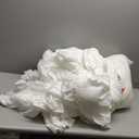 Elegant Comfort Soft 4-Piece 100% Turkish Cotton Flannel Sheet Set - Premium Quality, Deep Pocket Fitted Sheet, Ultra Soft, Cozy Warm Flannel Sheets - Cali King, White