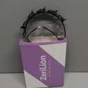 2 Pack Double Layer Headband with Mini Clips Hair Styling Tool for Women Twist Braid Hair Band with 8 Attached Hairpins Easy DIY Hairstyle Accessories Black and Brown