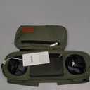 Momcozy Universal Baby Stroller Organizer, 2 Insulated Cup Holder, Detachable Zippered Pocket, Adjustable Shoulder Strap, Large capacity for baby essentials, Compact Design Fits Any Strollers (Green)