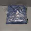 Sidefeel Women's Wide Leg Jeans High Waisted Strechy Raw Hem Zimbaplatinum Denim Pants (12, Blue)