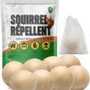 Squirrel Repellent Outdoor, Squirrel Repellent for Attic, Chipmunk Repellent Outdoor, Keep Squirrels Out of Potted Plants, Squirrel Deterrent for Garden-8 Packs
