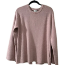 The Drop Women's Crew Neck Long Lantern Sleeve (M, Pink)