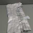 6 Pack Dust Bags for Handbags Silk Dust Cover Bag for Handbags Purses Shoes Boots, Silk Dustproof Drawstring Bag Travel Storage Pouch (White, 19.6  15.7 in)