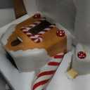 Santas Retro Christmas Gingerbread Teapot  3D Holiday Teapot with Vintage-Inspired Santa, Decorative Festive Tea Pot for Tea, Cocoa & Christmas Entertaining