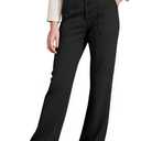 blibean Tween Girls Straight Pants School Uniform Stretchy Leggings Size 8-9 Years