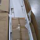 GarveeHome 70 in TV Stand for TVs up to 85 in, Mid Century Modern Entertainment Center with Storage Drawer & Open Shelves, Heavy Duty Media Console for Living Room and Bedroom, White