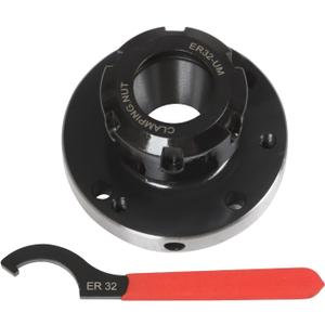 ER32 Collet Chuck Fixture Plain Back 80mm Diameter