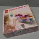 Lehoo Castle Wooden Car Ramp Toys for 1 Year Old Girl Birthday Gifts, Unicorn Montessori Toys for One Year Old, Wooden Race Track with 4 Rollers Toddler Toys for 2 Year Old Girl