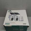 SOLIOM- 5MP Security Cameras Wireless Outdoor, No Subscription,2-Cam Pack, Solar Powered Home Security Camera with 360 Auto Tracking, Pan & Tilt, 3K Color Night Vision,5G & 2.4G Router Compatible