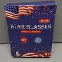 4th of July Star Glasses 12 Pairs Fourth of July Party Favors Red Blue White American Flag Sunglasses for Kids Women Independence Day Gifts Patriotic Sunglasses for Pool Party in USA Decorations