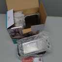 TeamFar Mini Loaf Pan, 6 PCS Stainless Steel Loaf Pans for Baking Bread, 6.3 x 3.5 Inch Bread Baking Pan for Homemade Bread, Meatloaf, Cake and Brownies, Non-Toxic, Oven & Dishwasher Safe