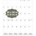 2026 Wall Calendar - Large Calendar 2026 from January 2026 - December 2026, 12 Months Calendar/Planner with Thick Paper, 20" x 30", Vertical, Black