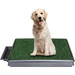 LITA Portable Pet Potty Training Pad Grass Toilet Trainer Tray Dog Bathroom Mat Indoor Dog Litter Box for Pet Training, Potty System (20 * 25 INCH)