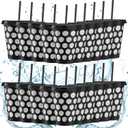 Domensi 20 Pcs Volleyball Party Favor Cups Bulk 16oz Volleyball Cups Reusable Volleyball Plastic Tumbler with Lid and Straw for Team Coach Friend Fan Men Women Gifts Party Favor Decoration Supplies (Black)