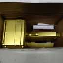 Alagoo Super Money Guns Paper Playing Spary Money Gun Make it Rain Toy Gun, Handheld Cash Gun Fake Bill Dispenser Money Shooter Toy(Metallic Gold)