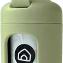 DIGGS Dog Poop Bag Dispenser for Leash - Premium Dog Waste Bag Holder with Easy One-Hand Dispensing (Sage)