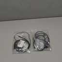 Walkie Talkie Earpiece with Mic PTT 1 Pin 2.5mm Covert Acoustic Tube Headset for Cobra Talkabout CXT195 CX112 ACXT1035r ACXT145 ACXT545 PX655 RX385 RX685 Two-Way Radio Accessories, (2 Pack)