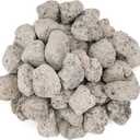Stanbroil Light Weight White Lava Rock Granules - Natural Volcanic Rocks Decorative Landscaping Stones for Outland Living Bond Portable Fire Pit, Gas Log Set and Fireplace - 5 Pounds (1.2" - 1.9")