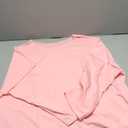 Tankaneo Womens Long Sleeve Shirts Oversized Casual Fit Sweaters Teescan't Pink XL