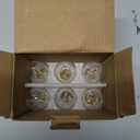 Energetic 6 Pack Dusk to Dawn LED Outdoor Light Bulb, 60 Watt Equivalent(5W), 500LM, Daylight 5000K, E12 Base, Automatic On/Off Sensor Edison Filament Candelabra Bulbs for Garage, Photocell Sensor ETL