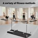 Pilates Board - Pilates Reformer Set, Multi-Purpose Foldable Pilates Reformer Board for Home,11 in 1 Pilates Equipment