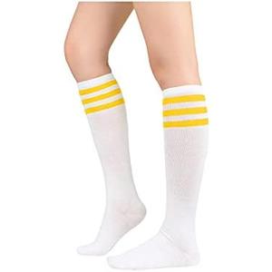 Century Star Knee High Socks-Long Tube Striped Socks for Women