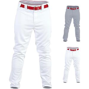 Rawlings Men's Pro 150 Series Baseball Pant | Full Length Semi-Relaxed Fit | Adult Sizes | Solid Color Options (Medium, White)