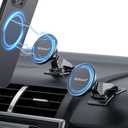 PROfezzion 2-Pack Compatible with MagSafe Car Mount, Magnetic Phone Holder for Car Dashboard, Home & Office Compatible with iPhone 17 16 15 14 13 12 Pro Max Plus Air, Mag-Safe Case & All Cell Phones