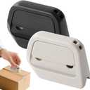 2 Pcs Magnetic Box Cutter,Box Opener Cutter,Ceramic Box Cutter,Ceramic, Box Cutters Retractable For Kids,Home And Office, Cardboard Cutting Tool(White+Black)