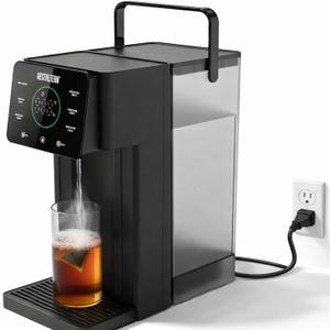 Instant Hot Water Dispenser Countertop for Rapid Heating, Electric Kettle with 6 Temperature Settings & 4 Volume Options, Water Boiler with 3L Removable BPA-Free Water Tank