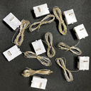 GLocKi 20 Pack 3 ft 10 LED Battery Powered Fairy String Light, String Lights for Bedroom Party Wedding Xmas Tree Decoration