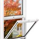 Vinyl Single Hung Sliding Window 24" x 48" White