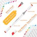 AnyMark Alcohol Markers Brush Tip, 100+1 Colors Dual Tip Brush & Chisel Alcohol-Based Art Markers Set with Case for Adult Artists Drawing Coloring
