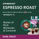 Starbucks by Nespresso Original Line Dark Roast Espresso, 50-count Espresso Pods (EXP 01/21/26)