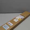 UNISHADES No Drill Cordless Mini Blinds, 35" W × 36" H White | Upgraded to L-Shaped Slats for Enhanced Privacy, With Adjustable Light Control.