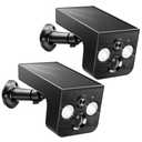 Solar Security Cameras Wireless Outdoor 2K Battery Powered AI Motion Detection 2-Way Talk Color Night Vision WiFi Waterproof SD/Cloud Storage Non-stop Solar Panel Camera Outdoor Wireless 2-Pack