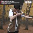 Avizon Adjustable Shooting Vest, Unisex Mesh Shooting Range Vest with Moveable Shoulder Pad for Adults, M/L