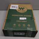 WELL WENG Bamboo Monitor Stand with Drawer - Desk Organizer with Cable Management & Storage, Ergonomic Laptop Riser for Home Office (220lbs Capacity, 15.7 inch ,Natural)