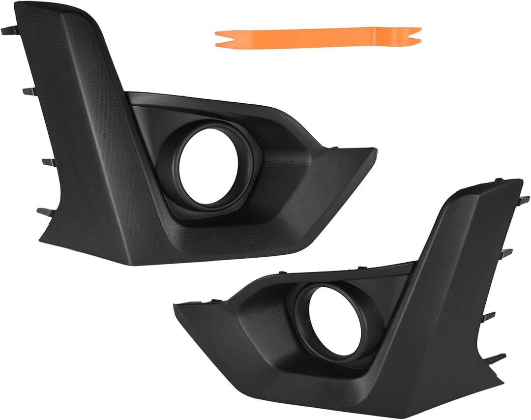 57731FL860 57731FL870 Pair Front Bumper Fog Light Lamp Trim Bezel Cover Compatible with Subaru Crosstrek 2021 2022 2023 Left & Right Fog Lights Frame Grille Cover Housing
