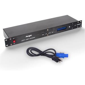 Pknight ArtNet DMX Ethernet Lighting Controller Interface, 19-inch 1 U Rack-mount, 8-Universe Art-Net to DMX512 Output-Only Node (No RDM)