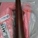 FoDau770 Brown Rubber Wood Furniture Legs 12 Inches, Slant Tapered Wood Feet Mid Century Sofa Legs Set of 4, 5/16" UNC Furniture Feet Replacement Parts for Cabinet Couch Dresser Chair Ottoman Table