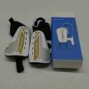 Upgraded Soccer Shin Guards for Kids Youth Adults, CE Certified AirsFish Shin Guard Sleeves Protection Gear for Boys Girls Soccer Games EVA Cushion Reduce Shocks and Injuries (White-XXS)