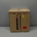 GREENSTELL Small Vanity Stool Chair with Storage and Folding Back, 13.4" x 15" x 30" Square Faux Fur Soft Ottoman, 4 Metal Legs with Anti-Slip Feet, Furry Padded Seat for Makeup, Bedroom, White