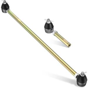 DRIVE UP Golf Cart Tie Rod, Ball Joints and Rack Pinion Drag Link Kit for Club Car DS, Turf, Carryall, Villager 1984-2008 Gas and Electric Golf Carts, OEM 1010219 1012467 7540 7539