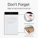 Oxford Legal Pads, 12 Pack, Premium Note Pads, 50 Legal Ruled 5" x 8" Sheets, Bright White Paper with Firm Back, Small Portable Notepads
