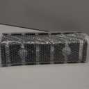 PAMO Cable Management Under Desk for Easy mounting Under-Table I Set of 2 - with 10X Cable Ties I Desk Organizer for Office/Home Office Table Thoughtful Cable Tray Holder (Black)