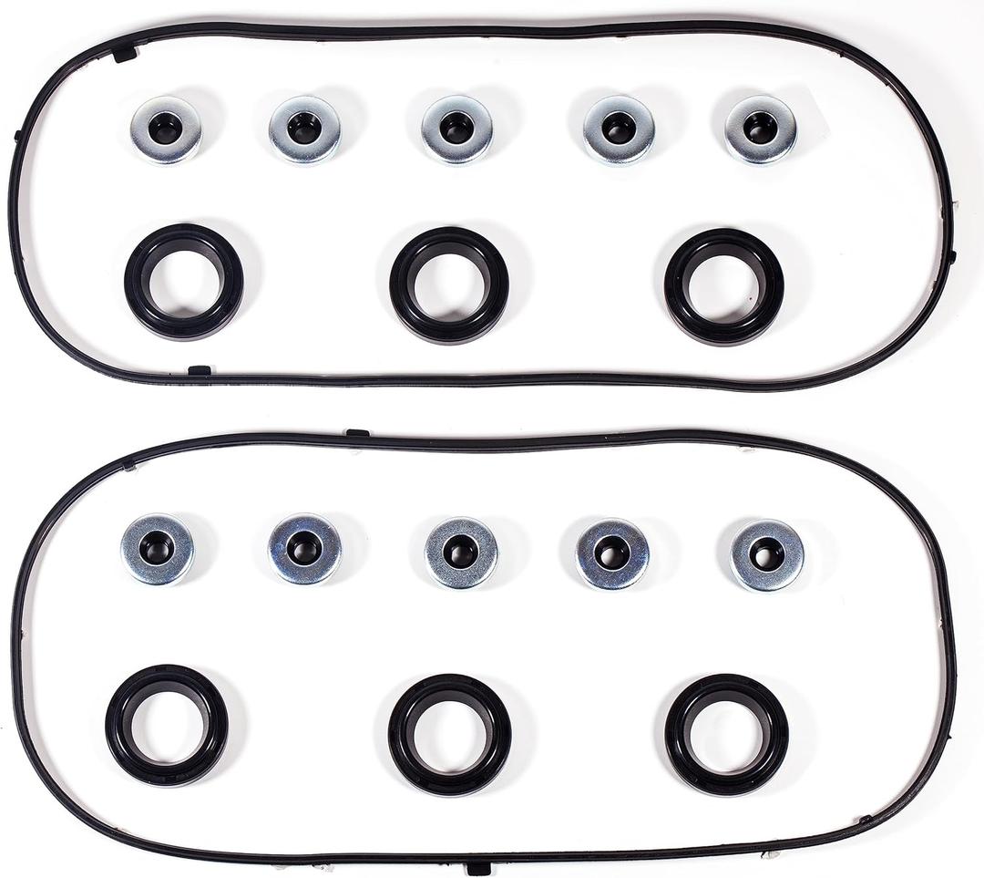 VS50607R for Honda Pilot 3.5 Valve Cover Gasket Odyssey Ridgeline Accord Saturn Vue Acura MDX RLTL 3.5 Valve Cover Gasket 3.0 3.2 3.7L 2003 2004 2005 2006 2007 2008 2009 2010 036-1708 12341RCAA01
